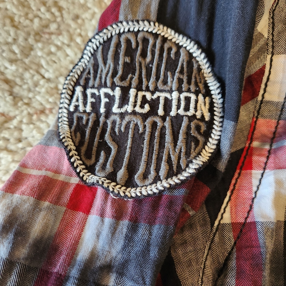 AFFLICTION Black Premium Long-sleeve Button-down - Size XL - Picture 5 of 12